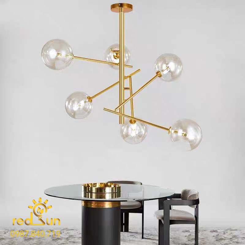 Đèn chùm chóa thủy tinh phong cách hiện đại DC-L025