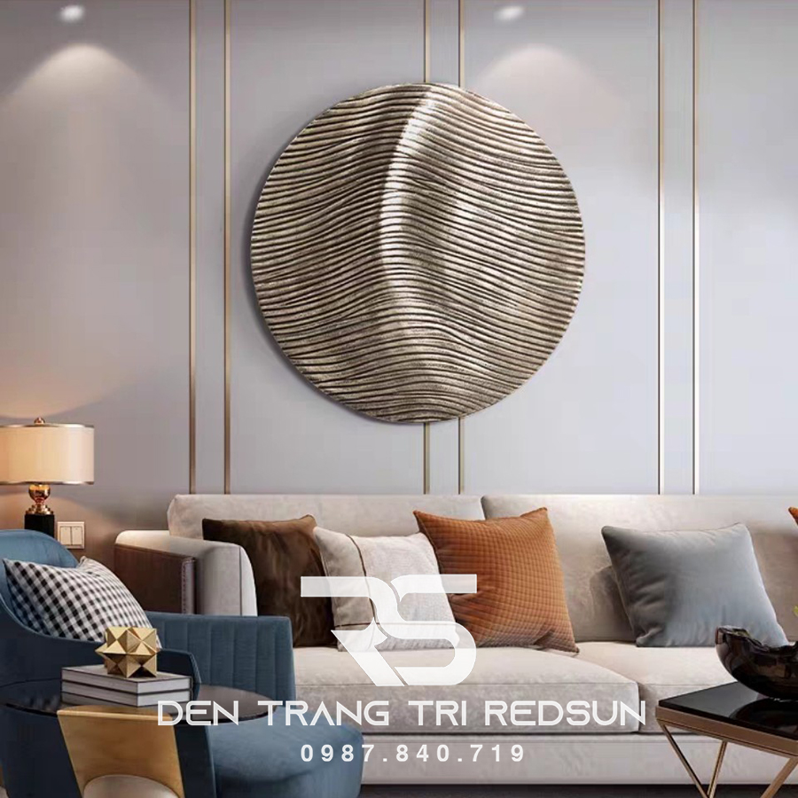 Tranh Treo Tường Thủ Công Trang Trí Phòng Khách, Phòng Ngủ, Hành Lang Sơn Dầu Phong Cách Trừu Tượng Hiện Đại DDC-015