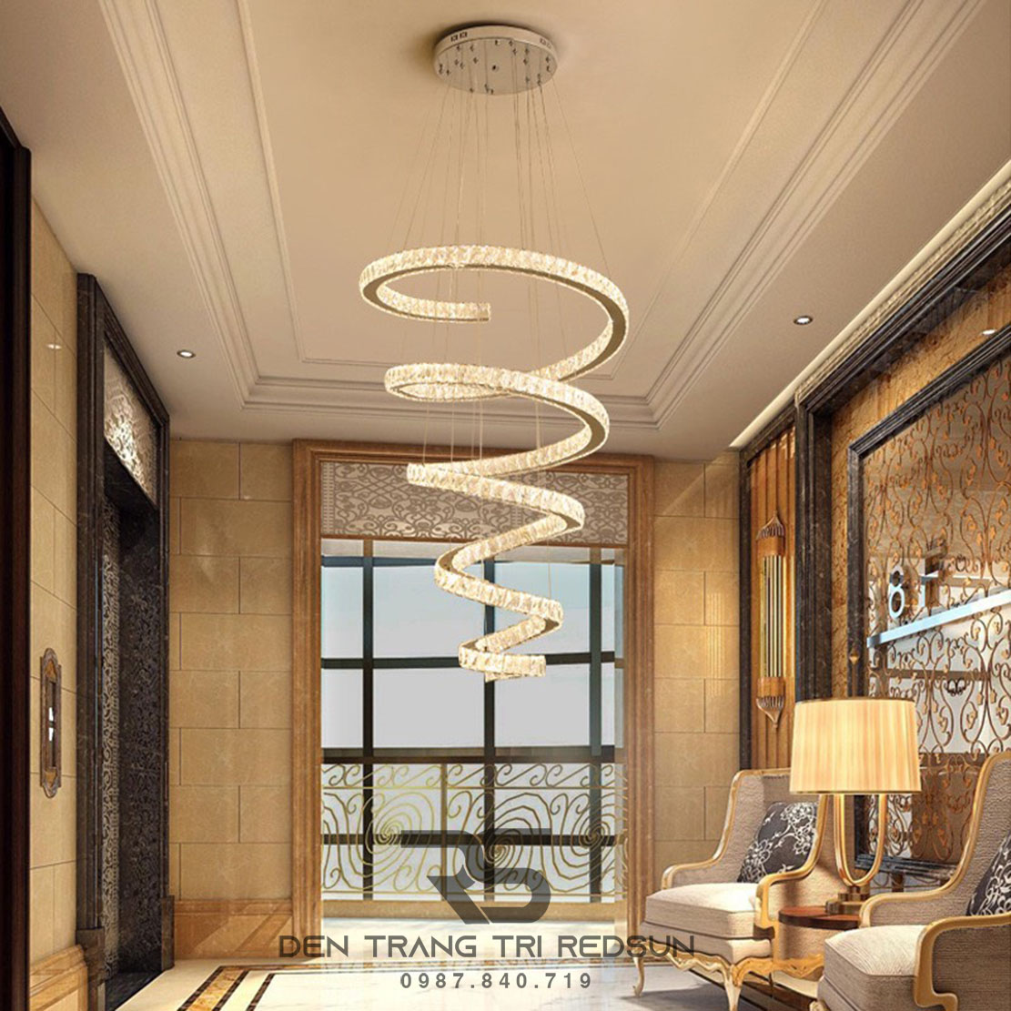 Đèn Thả Pha Lê Phòng Khách, Phòng Ngủ, Bàn Ăn Hiện Đại TPL038