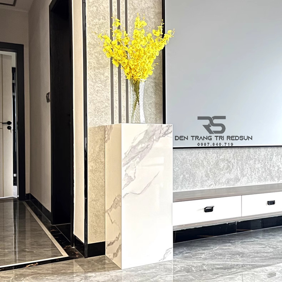 Bệ Đá Cẩm Thạch Nhân Tạo Trang Trí Nội Thất Phong Cách Bắc Âu - BTT