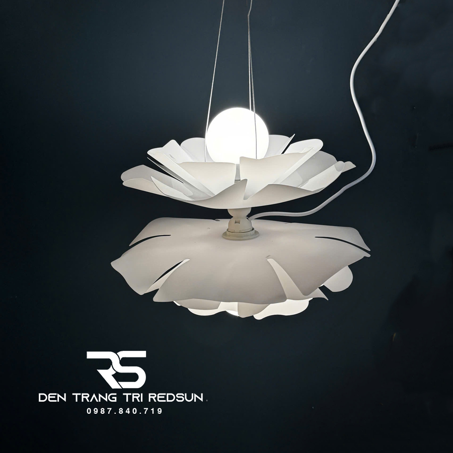 Đèn Thả Trần Dáng Hoa Hiện Đại Chất Liệu Acrylic Phong Cách Bắc Âu CDT-T042