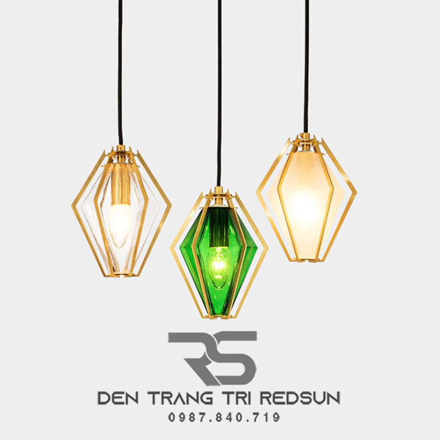 Đèn Thả Bàn Ăn Hiện Đại Phong Cách Bắc Âu Choá Thuỷ Tinh CDT-T005