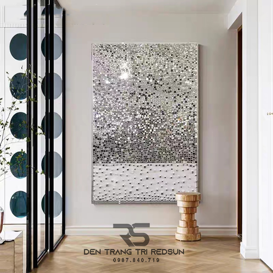 Gương Treo Tường Nghệ Thuật Trang Trí Phòng Khách, Phòng Ăn, Hành Lang Phong Cách Bắc Âu GDC-009