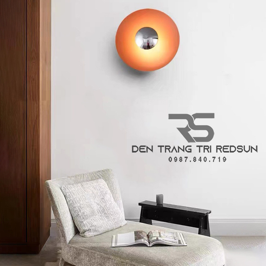 Đèn Tường Trang Trí Phòng Khách, Phòng Ngủ, Cầu Thang Hình Đĩa Bay Phong Cách Bắc Âu  DT-124