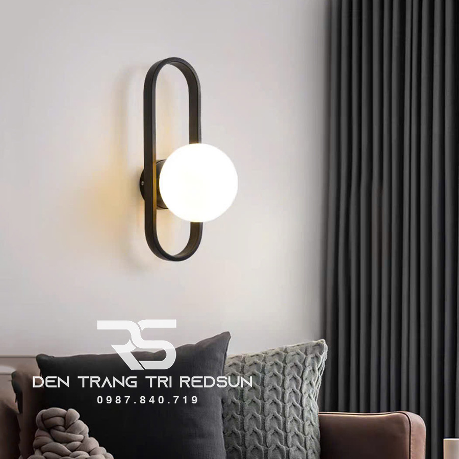 Đèn Tường Trang Trí Phòng Khách, Cầu Thang Chao Thuỷ Tinh DT-109