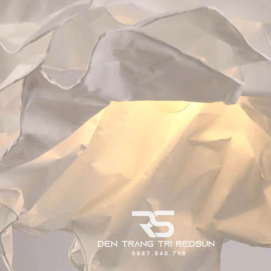 Đèn Thả Phòng Khách, Phòng Ăn, Phòng Ngủ Hiện Đại Hình Hoa Chất Liệu Giấy CDT-1061