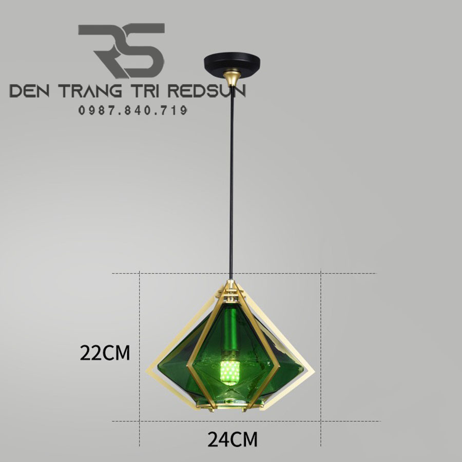 Đèn Thả Bàn Ăn Hiện Đại Phong Cách Bắc Âu Choá Thuỷ Tinh CDT-T003