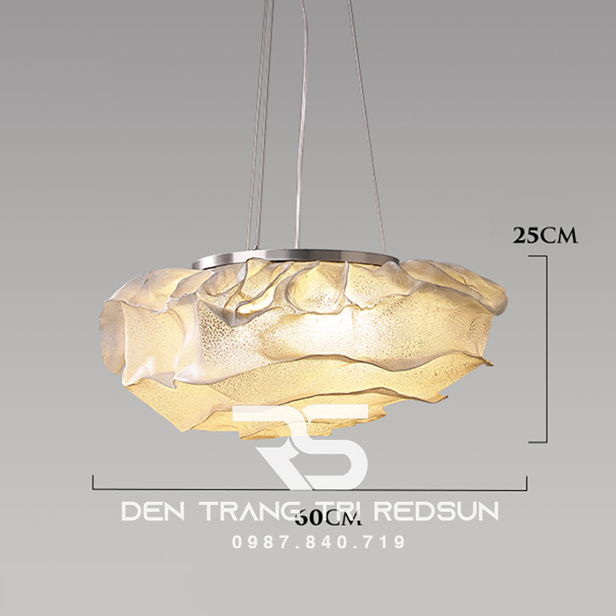 Đèn Chùm Phòng Khách Hiện Đại Hoa Tu Lip Phong Cách Pháp DC-T074