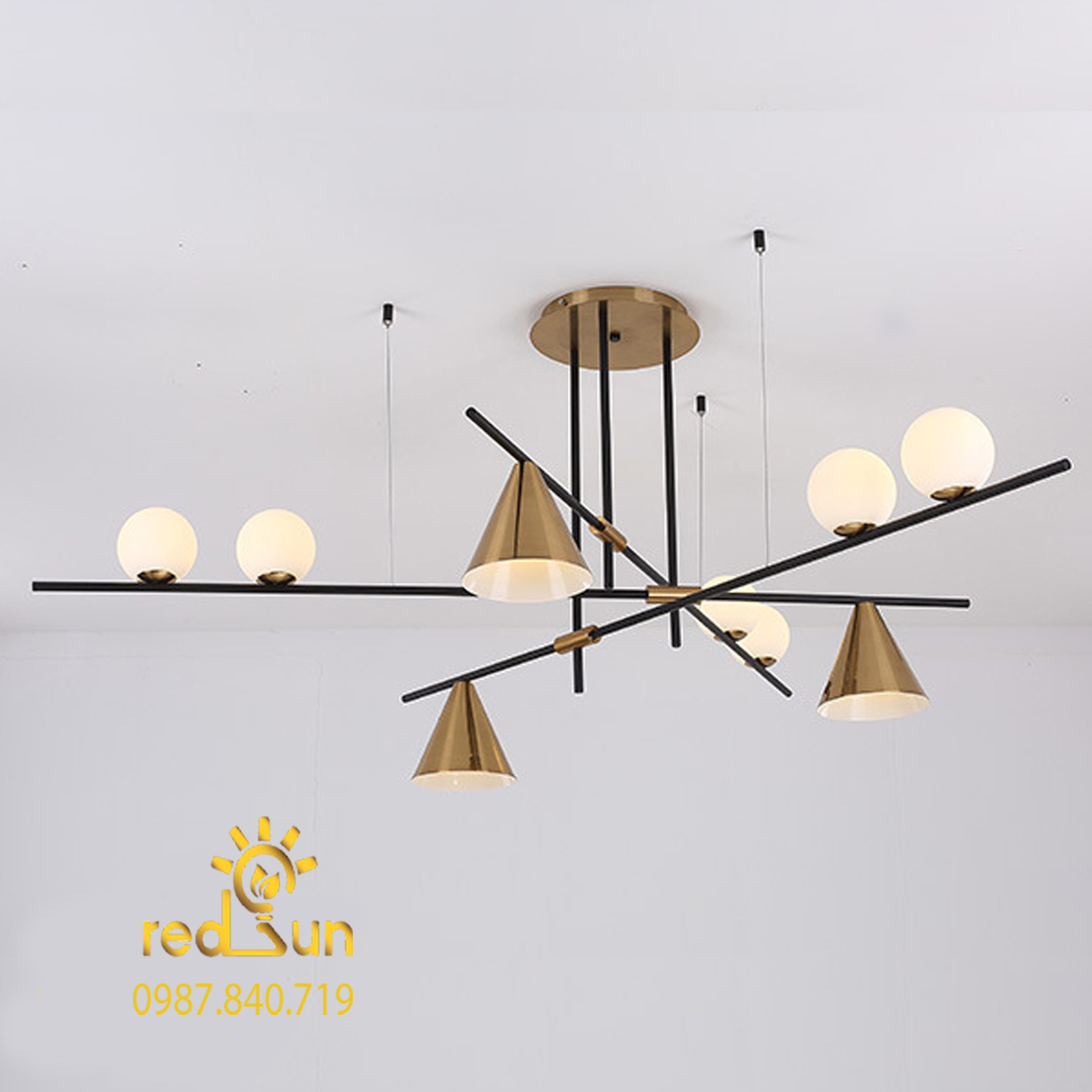 Chùm Nordic-phễu đồng chóa sứ DC-T008