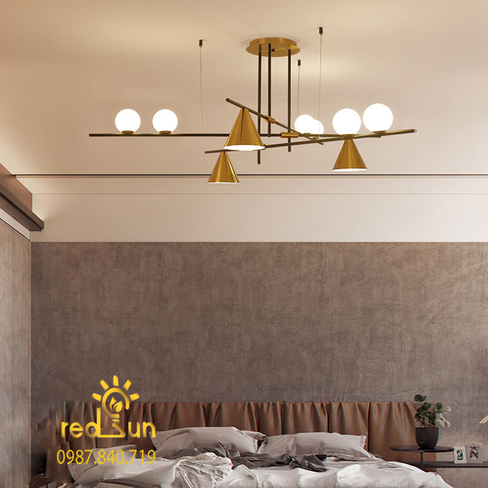 Chùm Nordic-phễu đồng chóa sứ DC-T008