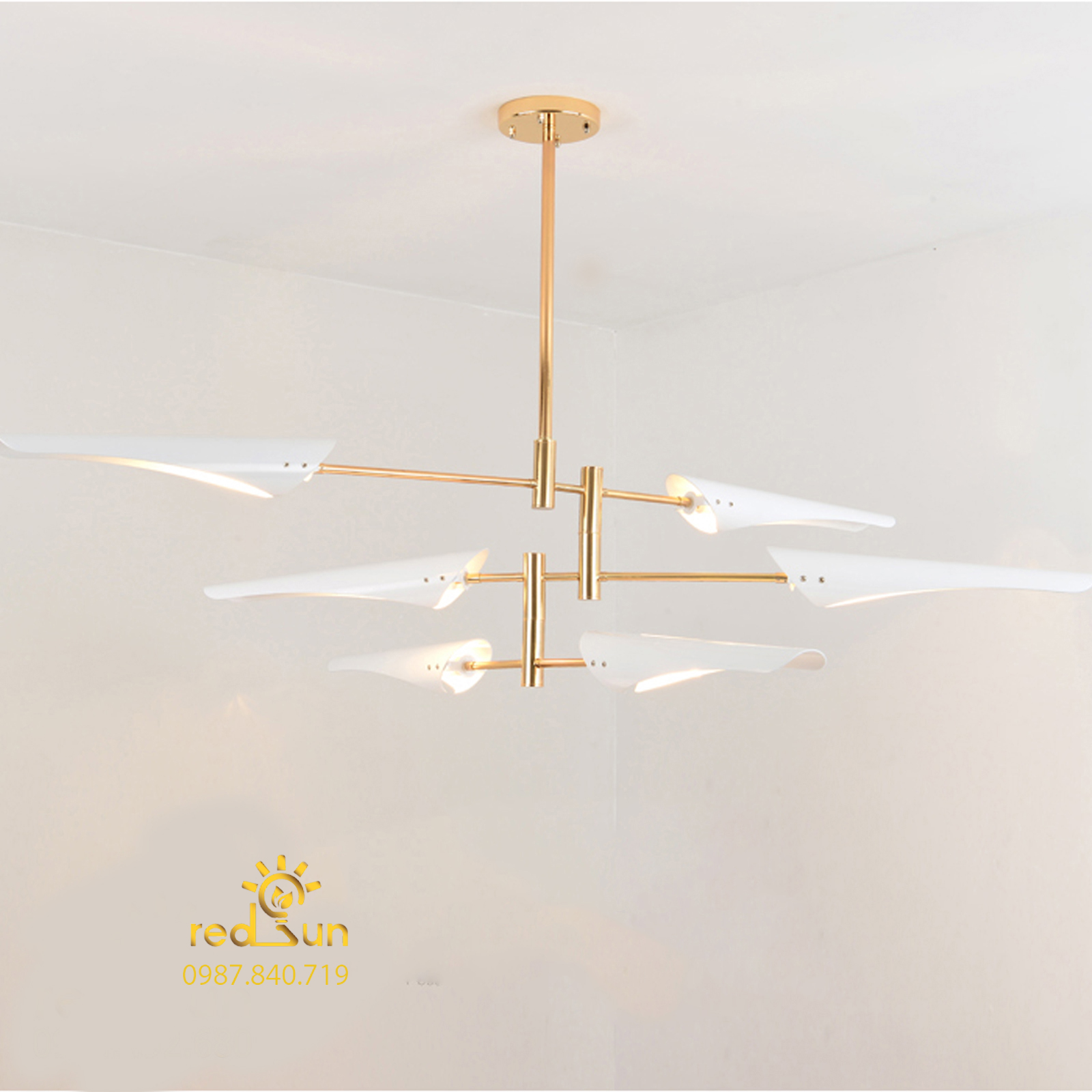 Đèn chùm Nordic tay rọi DC-T025