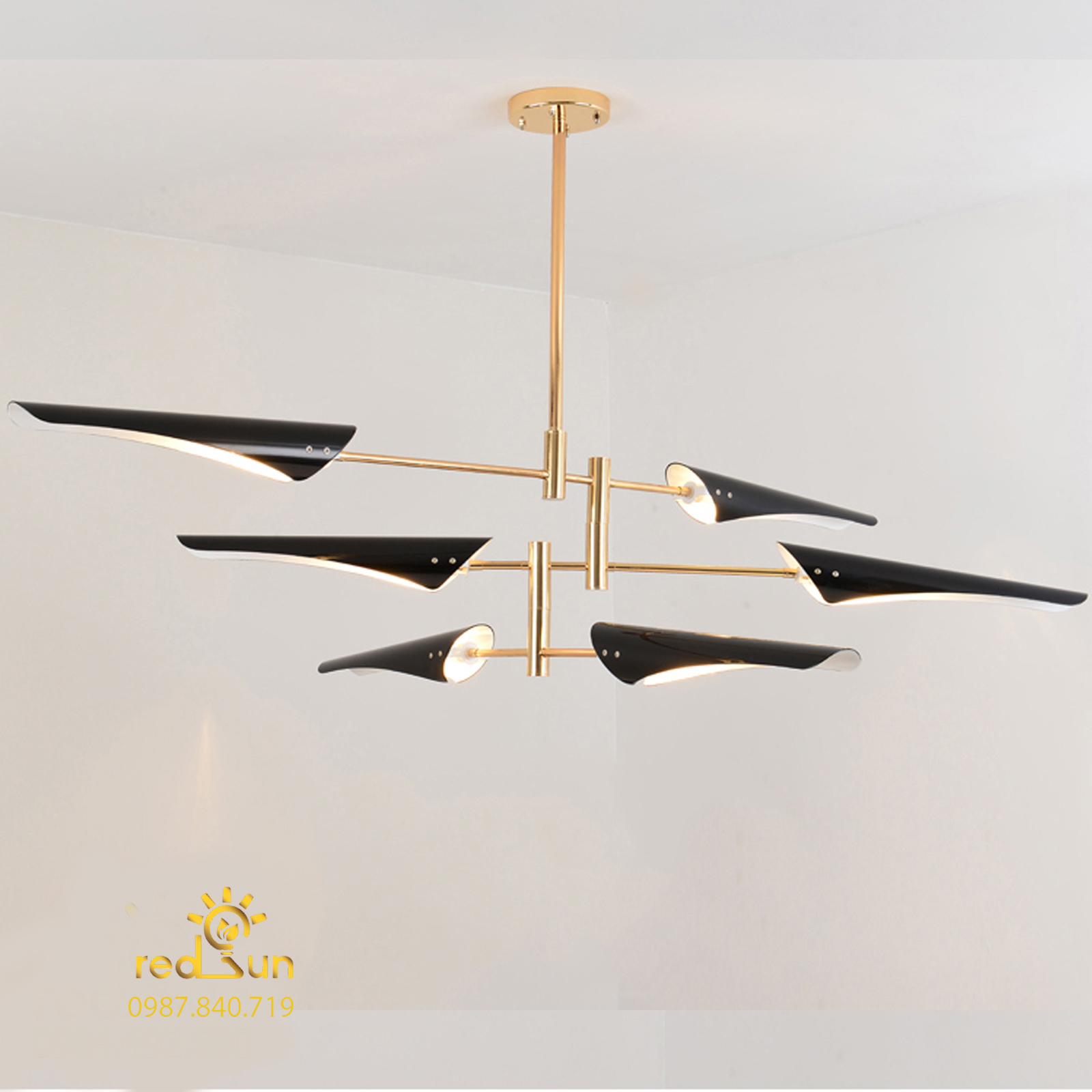 Đèn chùm Nordic tay rọi DC-T025