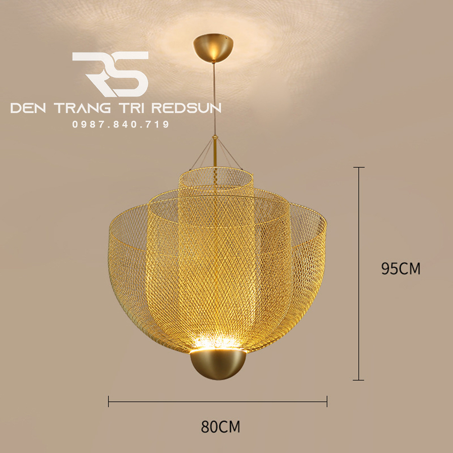 Đèn Thả Phòng Khách Kiểu Dáng Lồng Đánh Cá Phong Cách Bắc Âu  DC-T073