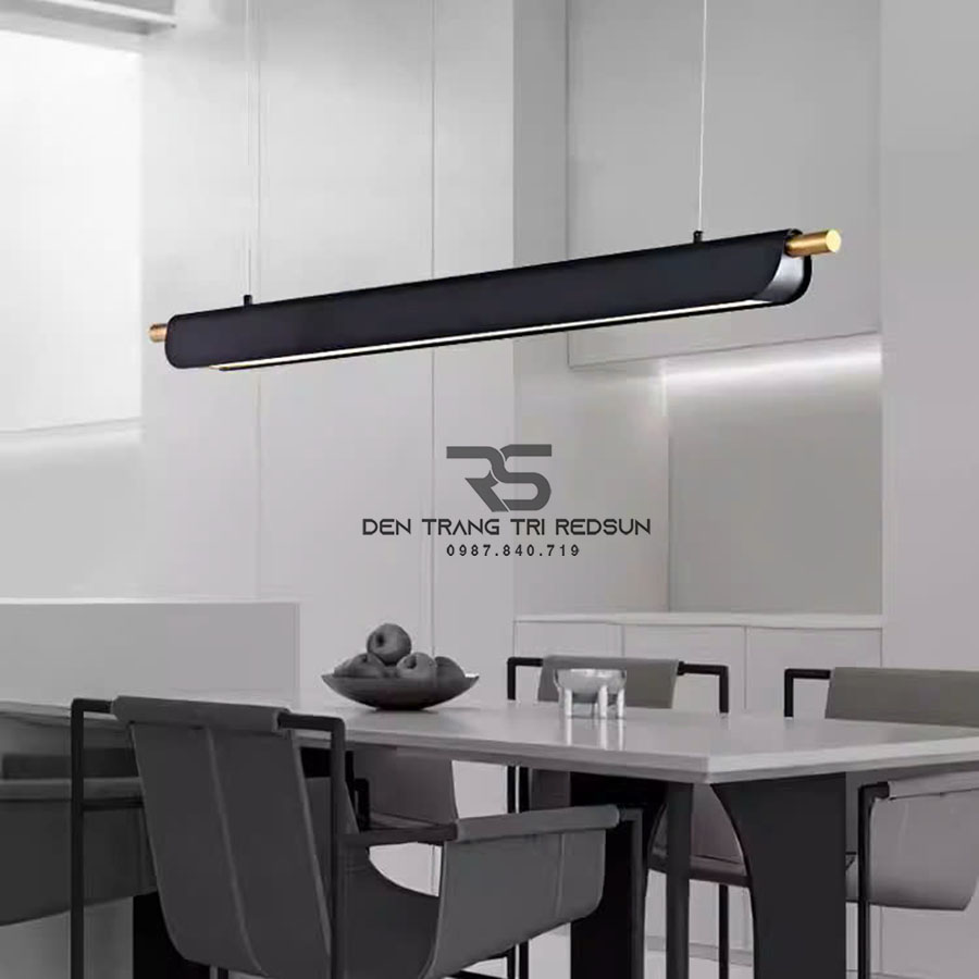Đèn Thả Bàn Ăn, Bàn Đảo Hiện Đại Phong Cách Bắc Âu Dáng Dài DC-T094
