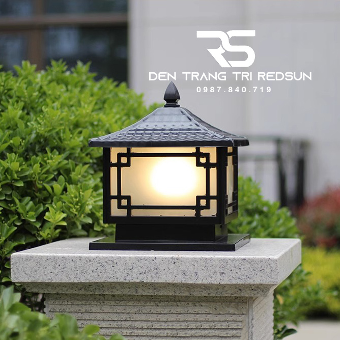 Đèn Trụ Cổng Lắp Ngoài Trời Chất Liệu Hợp Kim DT-D7165