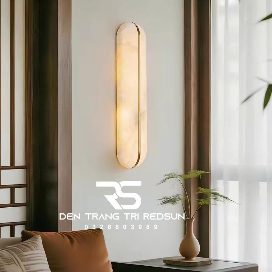 Đèn Tường Trang Trí Phòng Khách, Phòng Ngủ, Cầu Thang Phong Cách Bắc Âu Chất Liệu Giả Đá Cẩm Thạch DT-133