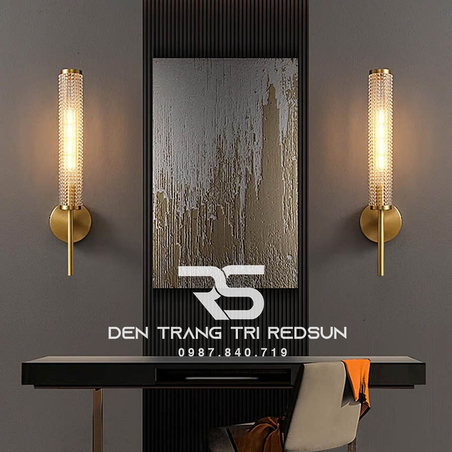 Đèn Tường Trang Trí Phòng Khách, Phòng Ngủ, Cầu Thang Phong Cách Bắc Âu Chất Liệu Pha Lê DTP-006