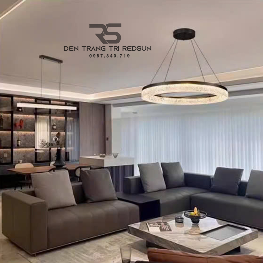 Đèn Thả Bàn Ăn Hiện Đại Phong Cách Bắc Âu Dáng Tròn DC-L065
