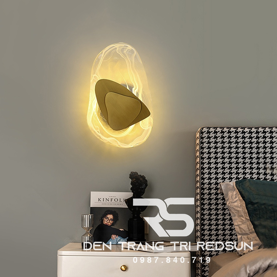 Đèn Tường Trang Trí Phòng Khách, Phòng Ngủ, Cầu Thang Phong Cách Bắc Âu Chất Liệu Pha Lê DT-118