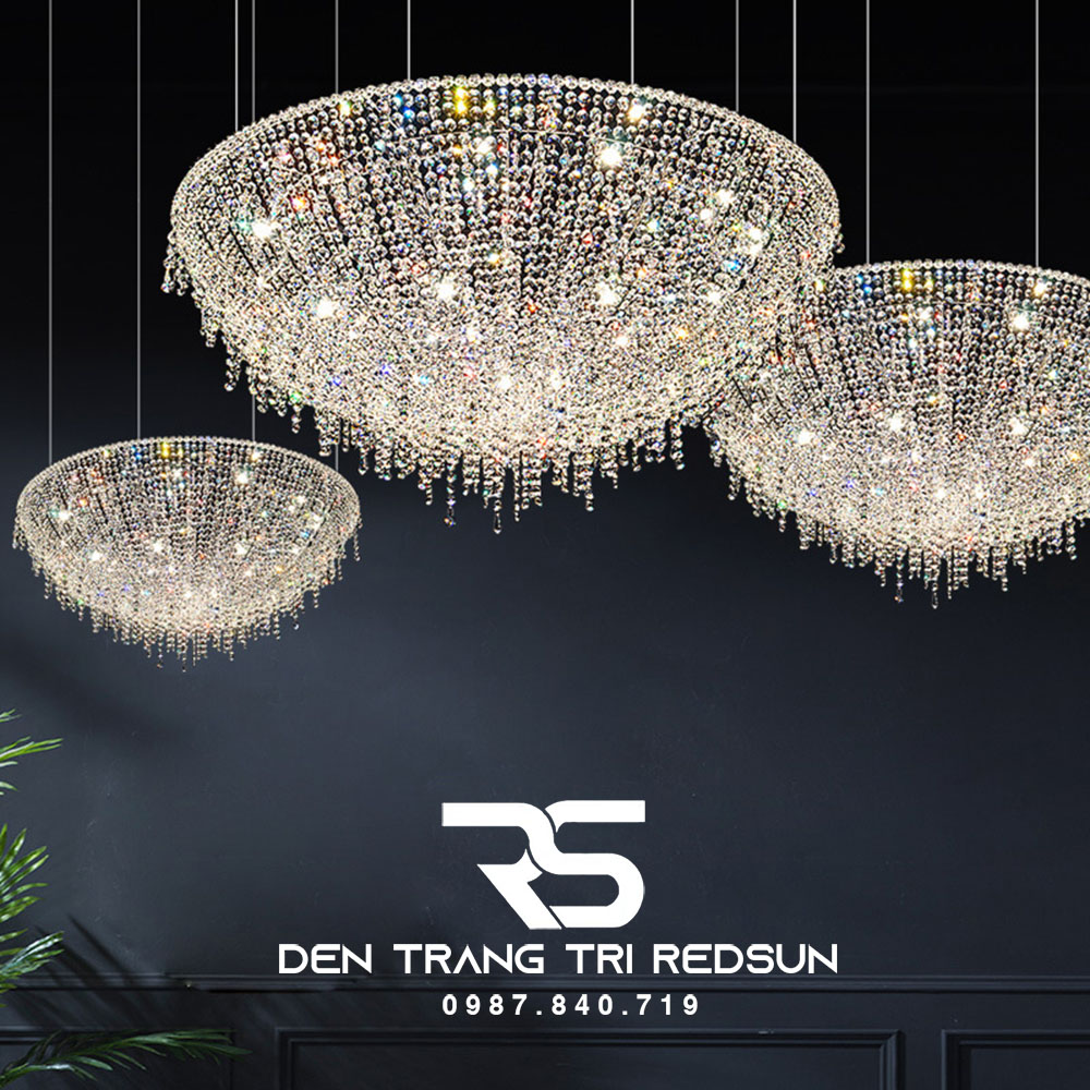 Đèn Thả Pha Lê Phòng Khách, Phòng Ngủ, Bàn Ăn Hiện Đại TPL073