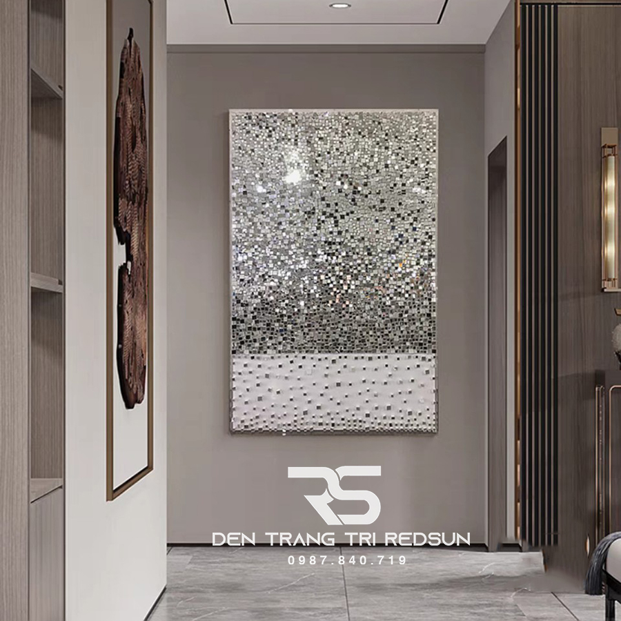 Gương Treo Tường Nghệ Thuật Trang Trí Phòng Khách, Phòng Ăn, Hành Lang Phong Cách Bắc Âu GDC-009