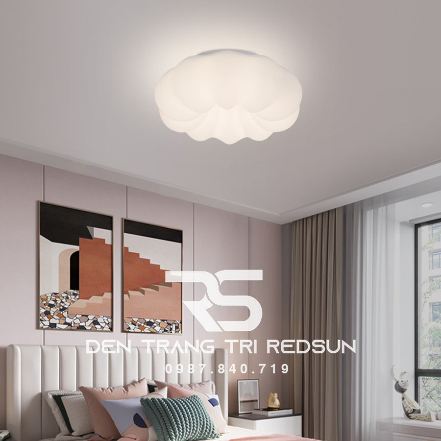 Đèn Thả Trần Phòng Khách, Phòng Ngủ, Bàn Ăn Hiện Đại Phong Cách Bắc Âu Chất Liệu Mica DC-L058