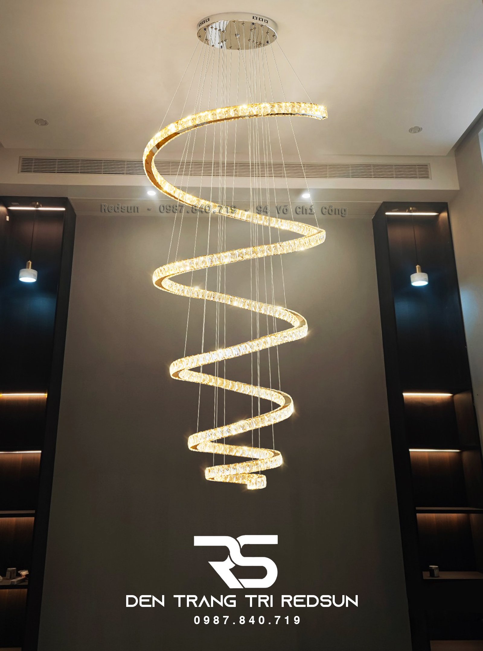 Đèn Thả Pha Lê Phòng Khách, Phòng Ngủ, Bàn Ăn Hiện Đại TPL038