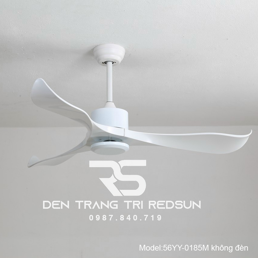 Quạt Trần Trang Trí Phòng Khách, Phòng Ngủ - 56YY-0185M không đèn