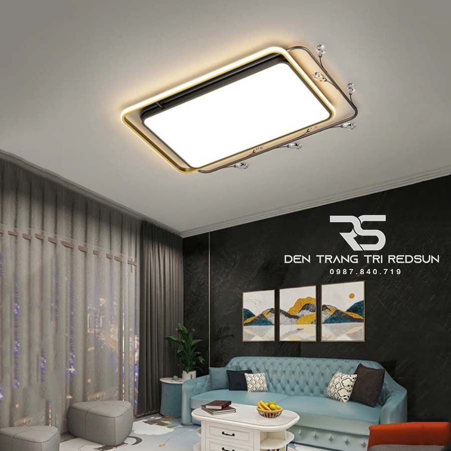 Đèn Mâm Ốp Trần Phòng Khách, Phòng Ngủ Hiện Đại MN101