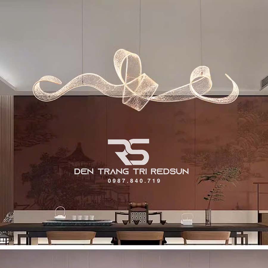 Đèn Thả Hiện Đại Dáng Dải Lụa Acrylic Kiểu Mới Phong Cách Bắc Âu DC-T104