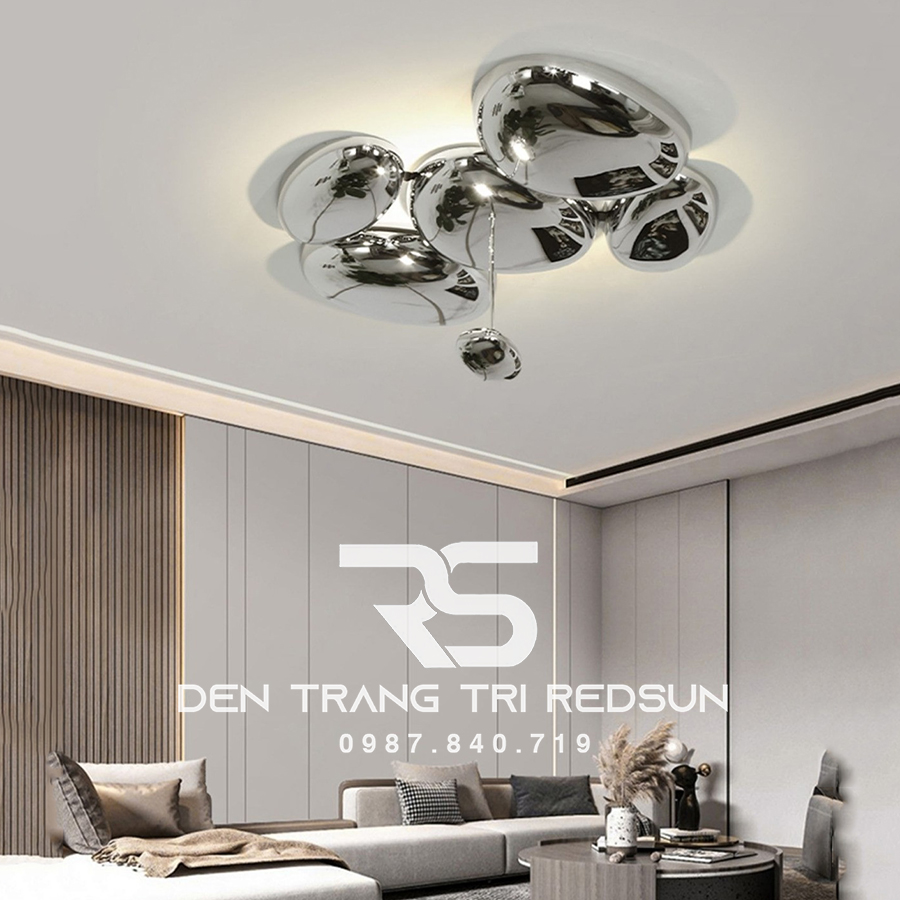 Đèn Ốp Trần Hiện Đại Phòng Khách, Phòng Ngủ Phong Cách Bắc Âu Skydro OT-019
