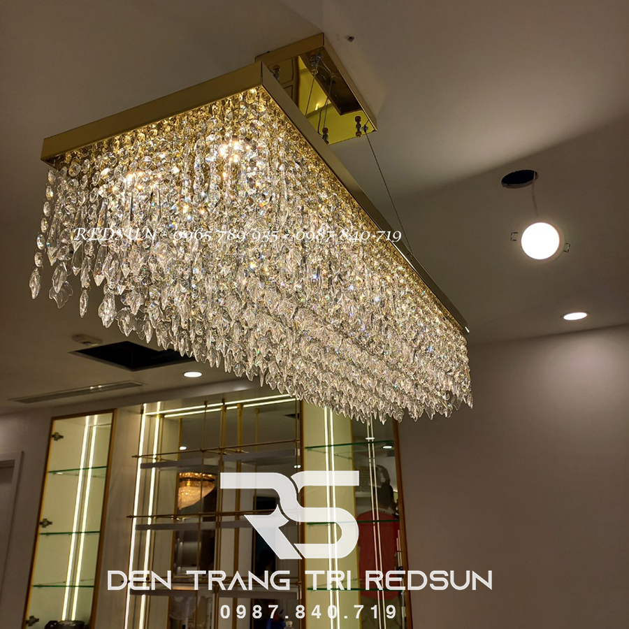 Đèn Thả Pha Lê Phòng Khách, Phòng Ngủ, Bàn Ăn Hiện Đại TPL035
