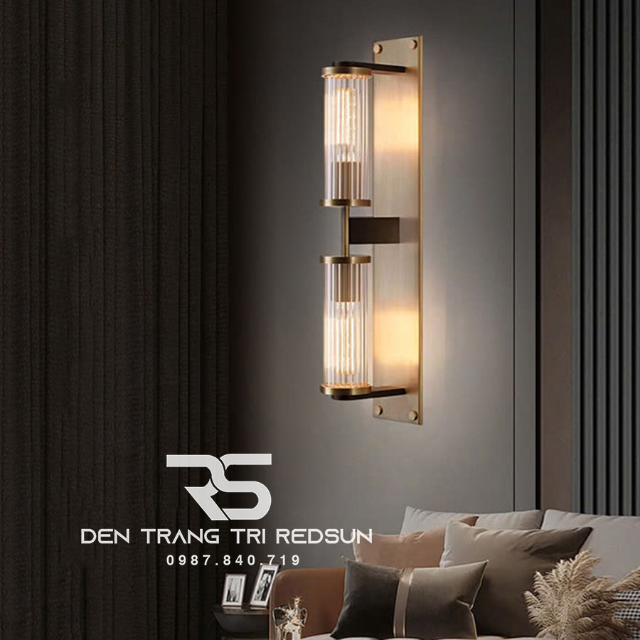 Đèn Tường Trang Trí Phòng Khách, Phòng Ngủ, Cầu Thang Phong Cách Bắc Âu Chất Liệu Pha Lê DTP-009
