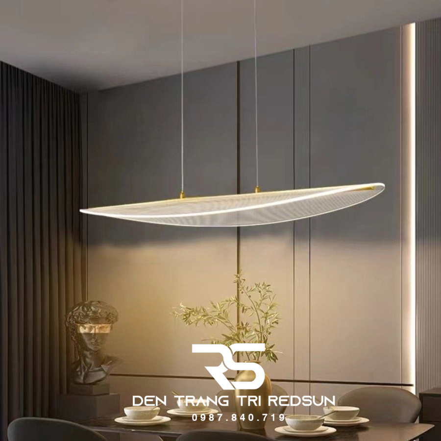 Đèn Thả Bàn Ăn Hiện Đại Hình Lá Acrylic Phong Cách Bắc Âu DC-T090