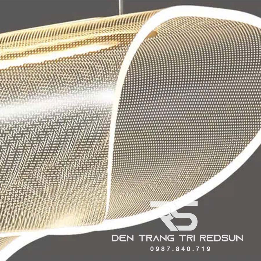 Đèn Thả Bàn Ăn Hiện Đại Hình Lá Acrylic Dáng Cụp Phong Cách Bắc Âu DC-T108