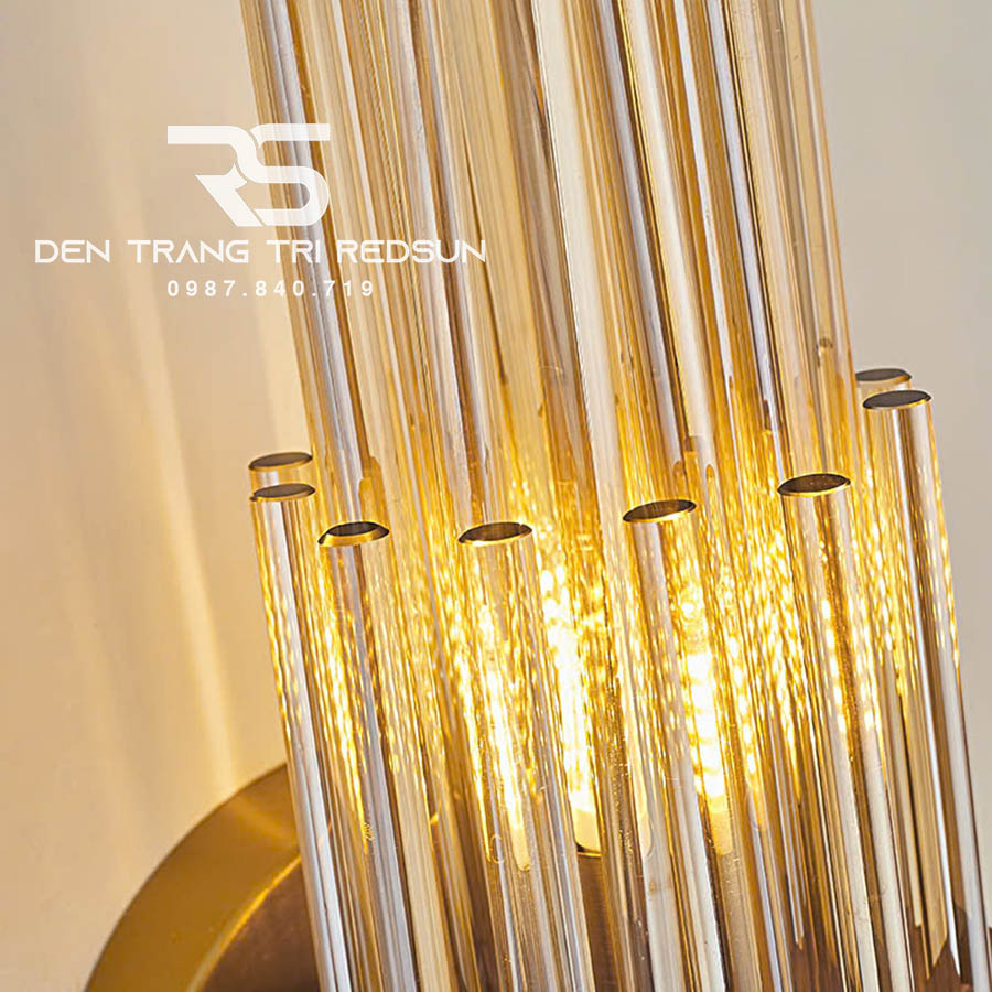 Đèn Tường Trang Trí Phòng Khách, Phòng Ngủ, Cầu Thang Phong Cách Bắc Âu Chất Liệu Pha Lê DTP-005