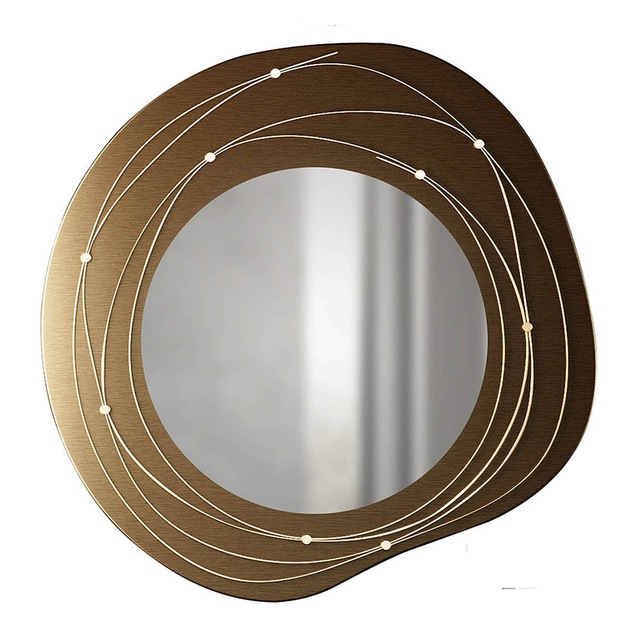 Gương Treo Tường Nghệ Thuật Trang Trí Phòng Khách, Phòng Ăn, Hành Lang Phong Cách Bắc Âu GDC-014