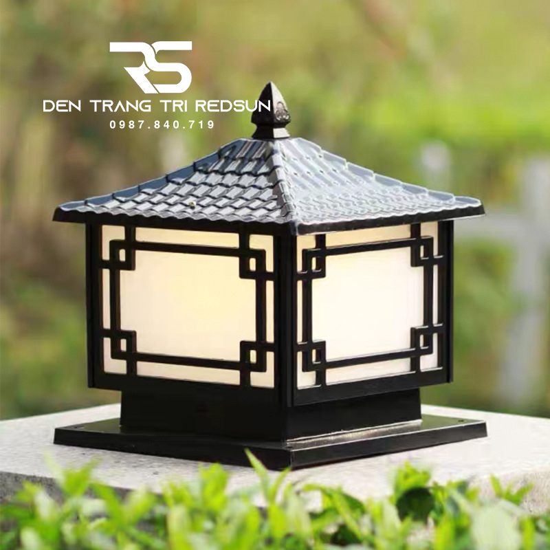 Đèn Trụ Cổng Lắp Ngoài Trời Chất Liệu Hợp Kim DT-D7165