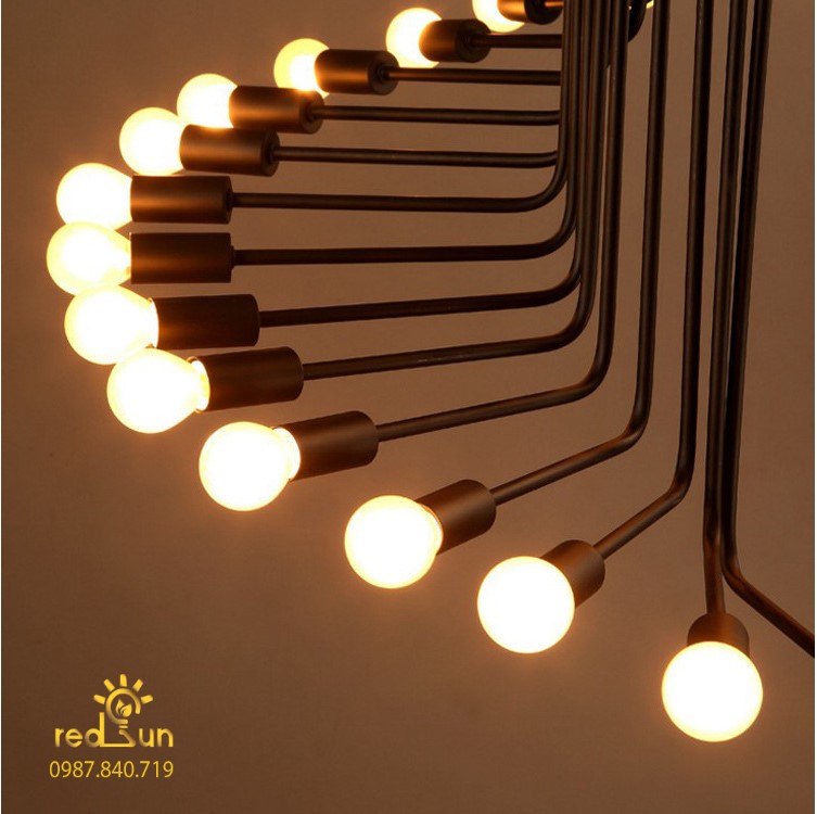 Đèn chùm hiện đại dáng xoáy DC-L027