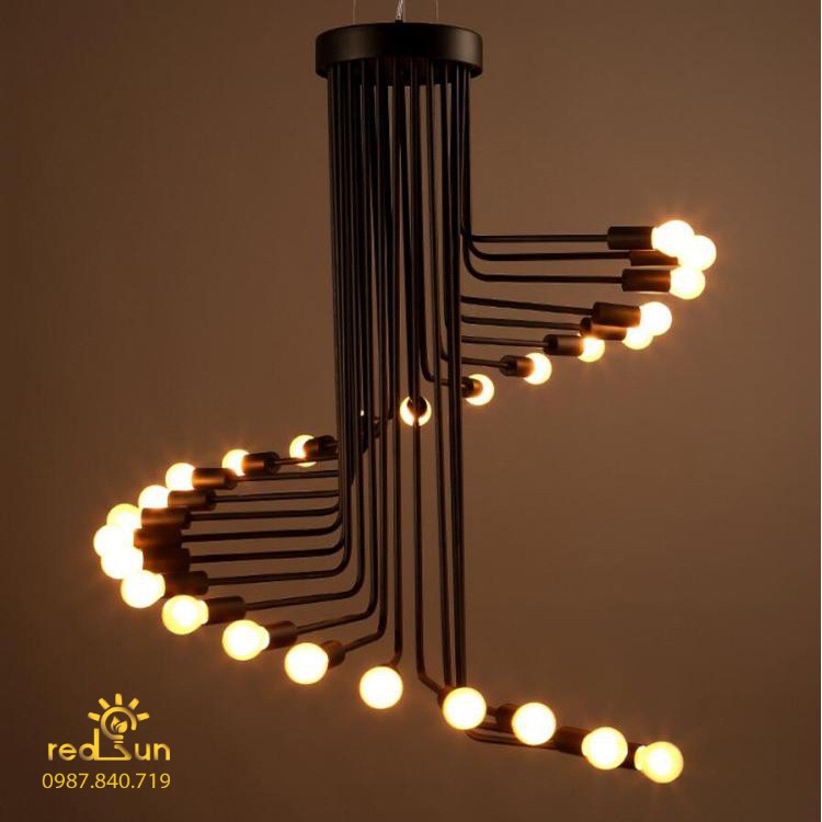 Đèn chùm hiện đại dáng xoáy DC-L027