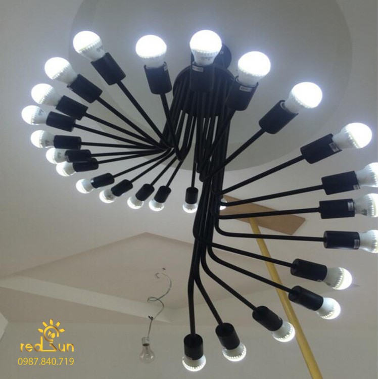 Đèn chùm hiện đại dáng xoáy DC-L027