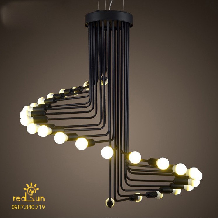 Đèn chùm hiện đại dáng xoáy DC-L027