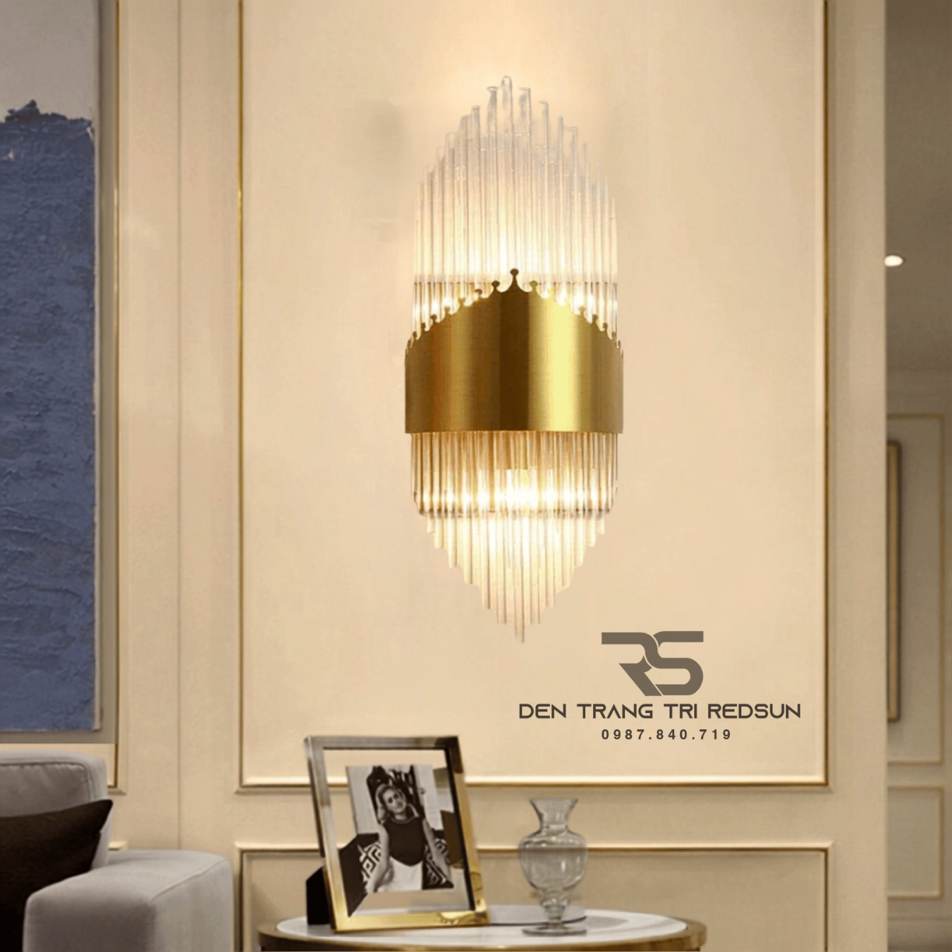 Đèn Tường Pha Lê Trang Trí Phòng Khách, Phòng Ngủ, Phòng Ăn Hiện Đại DT-C637