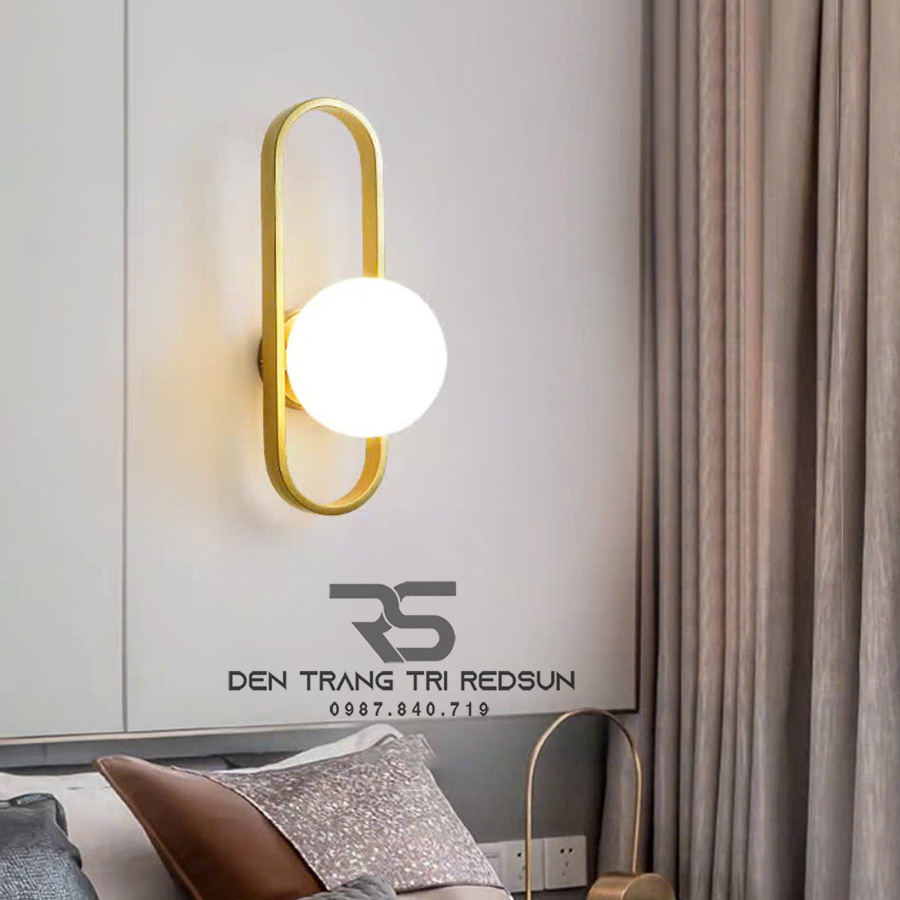 Đèn Tường Trang Trí Phòng Khách, Cầu Thang Chao Thuỷ Tinh DT-109