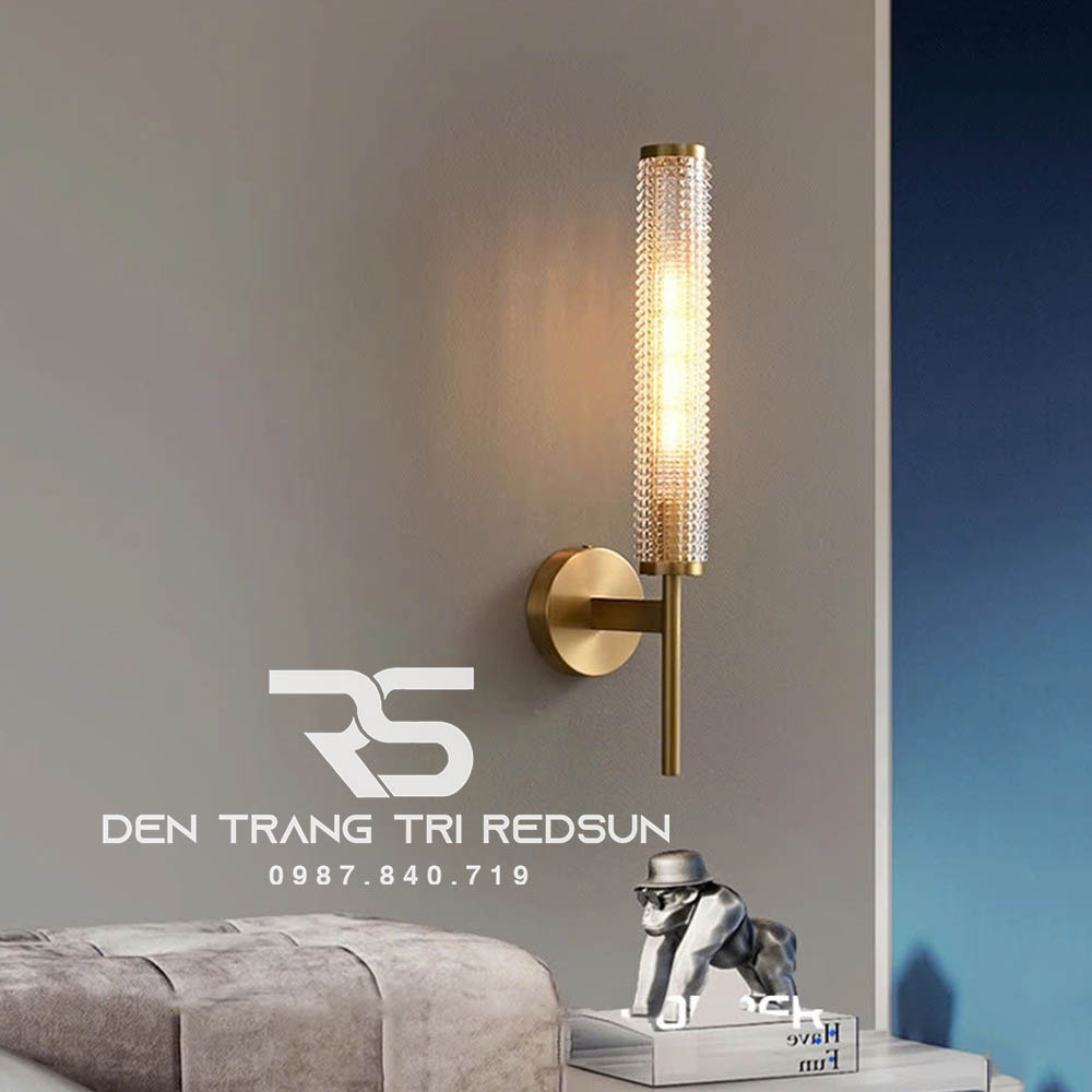 Đèn Tường Trang Trí Phòng Khách, Phòng Ngủ, Cầu Thang Phong Cách Bắc Âu Chất Liệu Pha Lê DTP-006