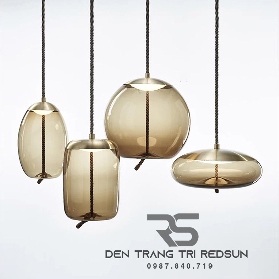 Đèn Thả Bàn Ăn Hiện Đại Bắc Âu Choá Thuỷ Tinh CDT-T032