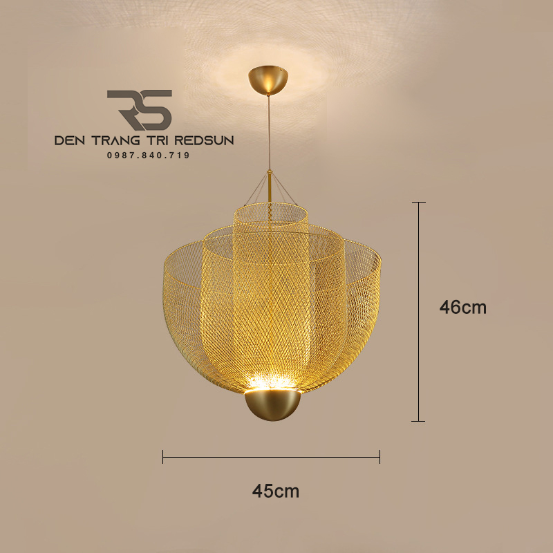 Đèn Thả Phòng Khách Kiểu Dáng Lồng Đánh Cá Phong Cách Bắc Âu  DC-T073