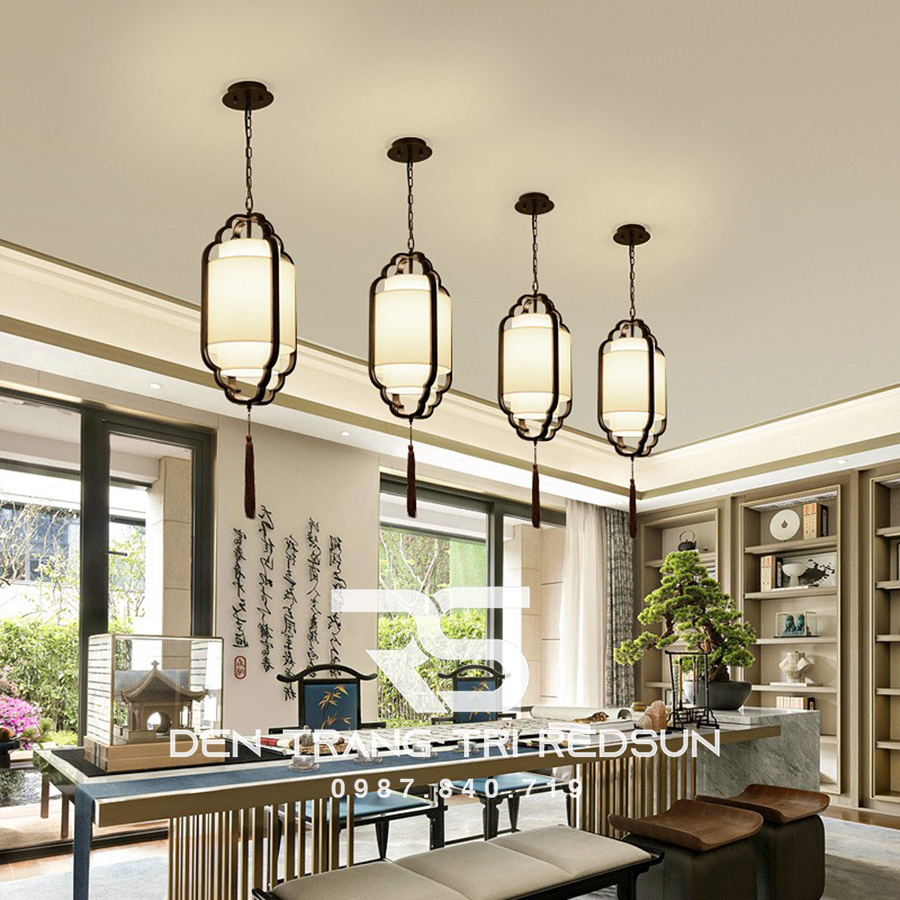 Đèn Thả Trần Hiện Đại Phong Cách Indochine IDC-008