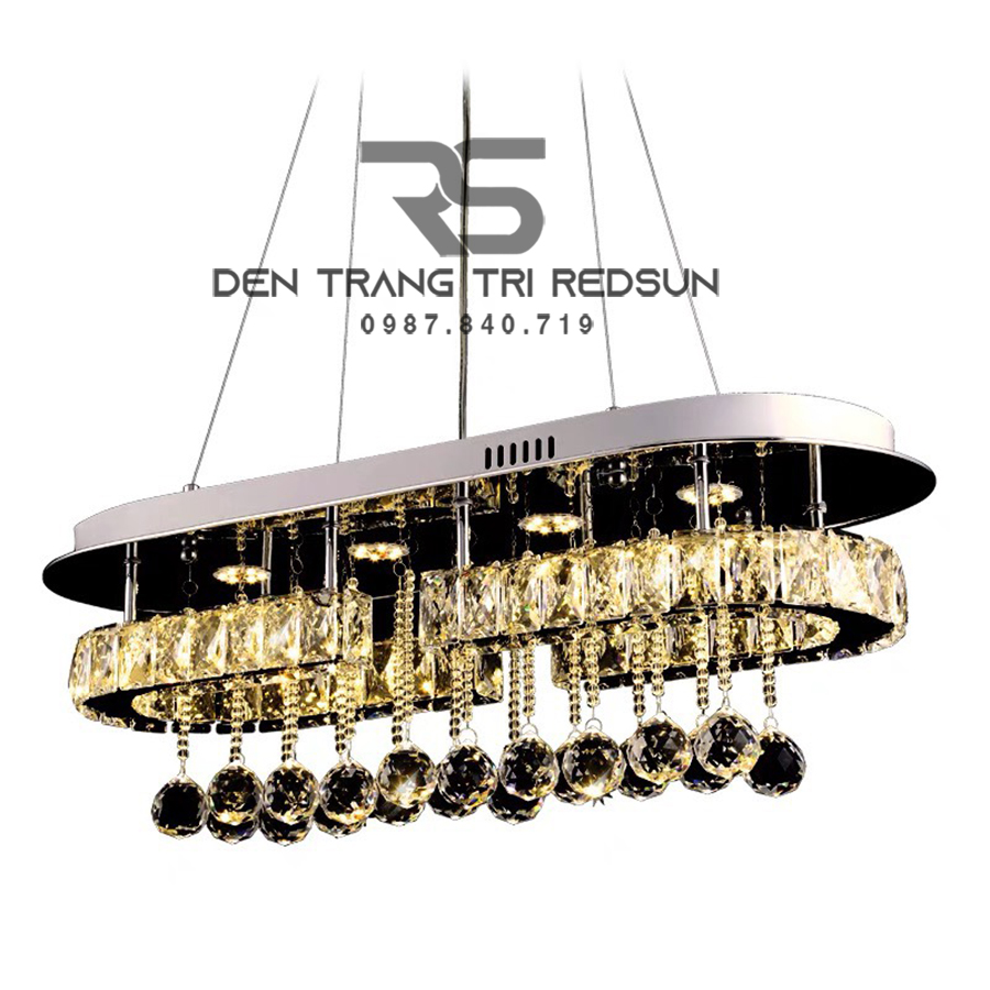 Đèn Thả Pha Lê Bàn Ăn, Bàn Đảo Hiện Đại  TPL049