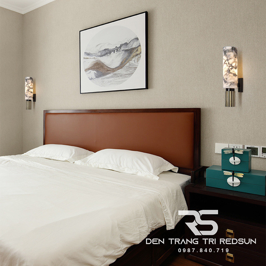 Đèn Tường Đá Cẩm Thạch Hiện Đại Trang Trí Phòng Khách, Phòng Ngủ, Cầu Thang Phong Cách Bắc Âu DT-130